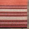thumbnail image 3 of SAFAVIEH Montauk Jobeth Striped Soft Braided Cotton Area Rug, Red/Ivory, 9' x 12', 3 of 7