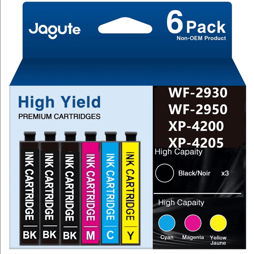 EPSON インク Prof Kolor Ink Cartridges for Epson 822XL Workforce Pro Printer 4