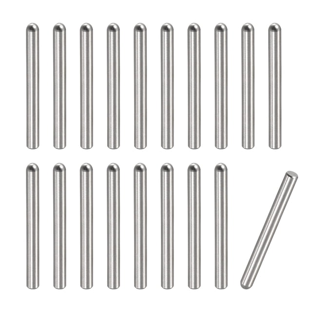 Pasadores Espiga 2x25mm Unique Bargains 20uds Acero Inoxidable 304 Cabeza Plana Chaflanado