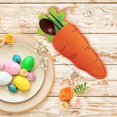 thumbnail image 2 of Easter Carrot Utensil Cutlery Holders Bag Felt Carrot Dining Tableware Cover, 2 of 8