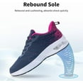 thumbnail image 4 of GOOBON Wide Toe Box Shoes Women Arch Support Walking Shoes for Plantar Fasciitis Wide Width Orthotic Tennis Sneakers, 4 of 7