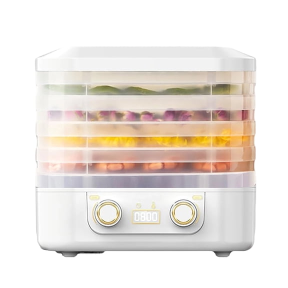 CURYMAY Food Freeze Dryer Machine with 5 Trays for Home,Digital Adjustable Timer&Temperature Control,Ideal for Fruits,Meat,Vegetables,Candy&Snacks (White)