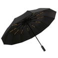 thumbnail image 5 of Paraguas plegable automático anturacano uso soleado y lluvioso protección UV 24 costillas reforzado práctico duradero sombrilla, 5 of 5