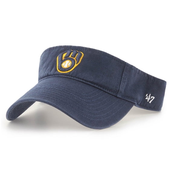 Men's '47 Navy Milwaukee Brewers Clean Up Adjustable Visor