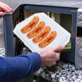 thumbnail image 2 of Microwave Bacon Tray - Bacon Crisping Tray, Microwavable Bacon Grill | Easy To Clean Safe Bacon Pan Heat and Serve Bacon Rack, Oven Bacon Maker Microwave Meat Rack for Bakeries Hotels Meat Rice, 2 of 8