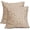 Brown, variant on Brown Sage Green Floral Block Print Pillow Covers 18x18 Inch Set of 2, Vintage Cottage Style Black Cream Decorative Throw Pillow Cases Outdoor Cushion Covers Rustic Farmhouse Sofa Couch Bed Decor