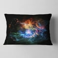 thumbnail image 2 of Designart Flame Lights of Network - Abstract Throw Pillow - 12x20, 2 of 5