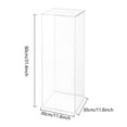 thumbnail image 2 of WZTO Acrylic Pedestal Stand 2PCS Clear Tall Pedestal Display Cube 31X11X11Inch Flower Tower Art Stand Square Pedestal Display Riser for Easel Display Decor Ideal for Wedding Receptions biological, 2 of 9