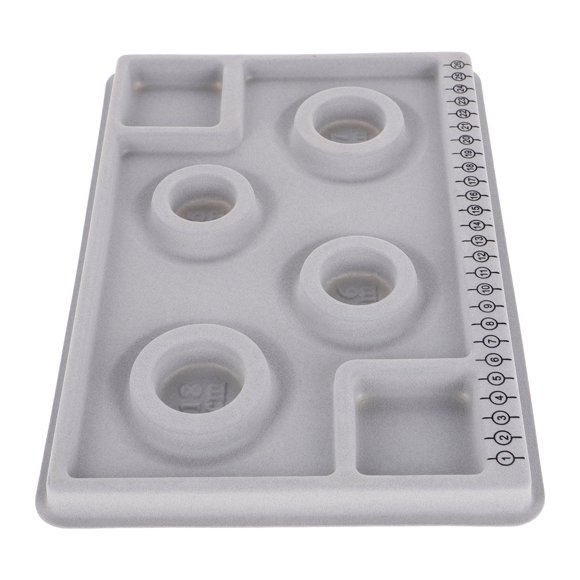 YSNOOWE Para De Joyería Con Compartimentos Para Y Organizar Piezas