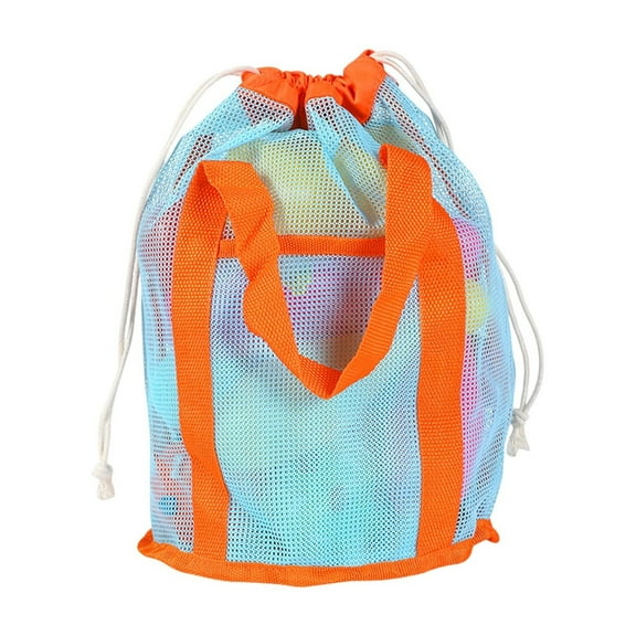 Mauxuk Beach Bag Large Capacity Waterproof Handbag Beach Toy Storage Bag Portable Outdoor Multi-Purpose Sand Tools Bag Quick-Dry Durable Stylish Eco-Friendly Lightweight(Blue)