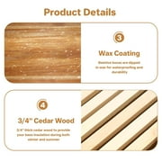 10-Frames Complete Beehive Kit, 100% Beeswax Coated Bee Hive Includes 2 Deep Box and 1 Medium Bee Box with Beehive Frames and Beeswax Coated Foundation for Beekeeping Supplement