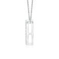 thumbnail image 2 of ANGARA Natural Diamond Open Heart Pendant in 925 Sterling Silver for Women (Size-0.9mm| Color-K| Clarity-I3) | April Birthstone, Anniversary, Jewelry Gift for Women | Natural Diamond Necklace, 2 of 8