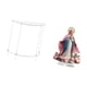 thumbnail image 5 of Mesa Auxiliar De Acrílico Para Espacios Pequeños Con Mesa Auxiliar De 2 Niveles Y Mesita De Noche Delgada Con Decoración Independiente Para Baño, Hogar, Sala De Estar, Fiesta, Estantería,, 5 of 8
