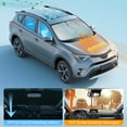 thumbnail image 2 of Windshield Sun Shade Fit Toyota RAV4 Off Road Front Window Sunshade Accessories SUV 210D Oxford Fabric Sun Visor UV Protector Heat Shield Cover, 2 of 7