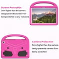 thumbnail image 4 of Portable Heavy Duty Kids Case for Amazon Fire Max 11 13th Generation 2023, EVA Shockproof Armor Military Grade Lens Protection Case with Kids Friendly Handle Foldable Stand Bracket Case, Pink, 4 of 10