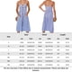 thumbnail image 2 of Vestido Midi Elegante Vestido ajustado de mujer estilo bohemio a rayas de un solo pecho sin espalda traje diario Cgtredaw Azul Y Blanco L para Mujer, 2 of 7