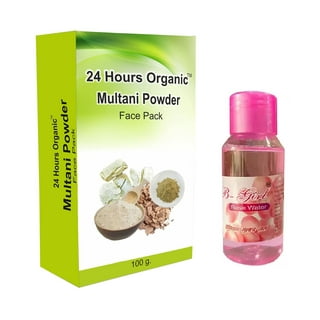 mi nature Multani Mitti/Clay Powder, 100% Pure Natural Bentonite Clay  Powder for Detoxifying & Glowing Skin Care & Herbal Silky & Smooth Hair  |227g(8