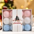 thumbnail image 2 of Christmas Decorations 12 Piece Christmas Tree Ornaments 3.15inch Large Flocked Christmas Balls Christmas Tree Hanging Ornaments Shatterproof Xmas Bulbs for Home Xmas Tree Party Decor, 2 of 9