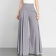 thumbnail image 1 of ICHUANYI Clearance Women's Casual Solid Elegant High Waist Wide Leg Pants Trousers Flare Trousers Zipper Pants(Gray, M) ICHUANYI WER2023081116212, 1 of 9