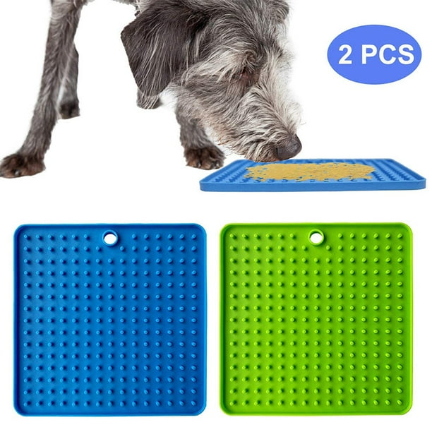 Pet Licking Mat for Dogs & Cats, Fun Alternative to Slow Feeder Dog
