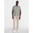 thumbnail image 2 of George Men's Linen Blend Camp Shirt with Short Sleeves, Sizes S-3XL, 2 of 5