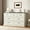White, variant on YouTrend 5 Drawer Dresser,Farmhouse Chest of Drawers for Bedroom with Metal Handles,Wood Drawer Organizer for Living Room,Hallway,White