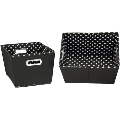 Household Essentials Small Tapered Bins, 2Pack