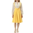 thumbnail image 1 of FALDA SUSPENDIDA CUTE PARA MUJERES, CINTURA ALTA, OVERALL, CORSET, FALDA CORTA MINI SKIRT XL AMARILLA, 1 of 7