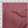 thumbnail image 2 of oneOone Cotton Poplin Red Fabric Batik Dress Material Fabric Print Fabric By The Yard 42 Inch Wide, 2 of 4