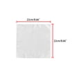 thumbnail image 3 of INSPIRE CHIC Men's Pocket Square Solid Color Handkerchiefs Self-folded For Wedding Party White One Size, 3 of 4