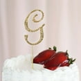thumbnail image 5 of Efavormart 2.5" Tall Gold Shinny Rhinestone Letters Cake Toppers For Wedding Birthday Party Special Event Decorations - Letter G, 5 of 5