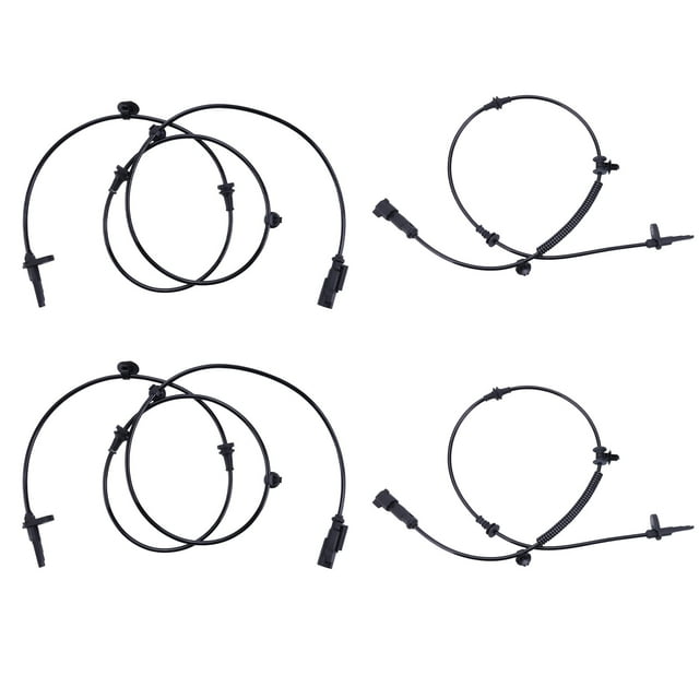 FENGXIH 4 Pcs Capteurs de Vitesse de Roue ABS Avant/arrière pour Ford Explorer 2013-2019 Remplacement Direct DA8Z2C190B DA8Z2C204A