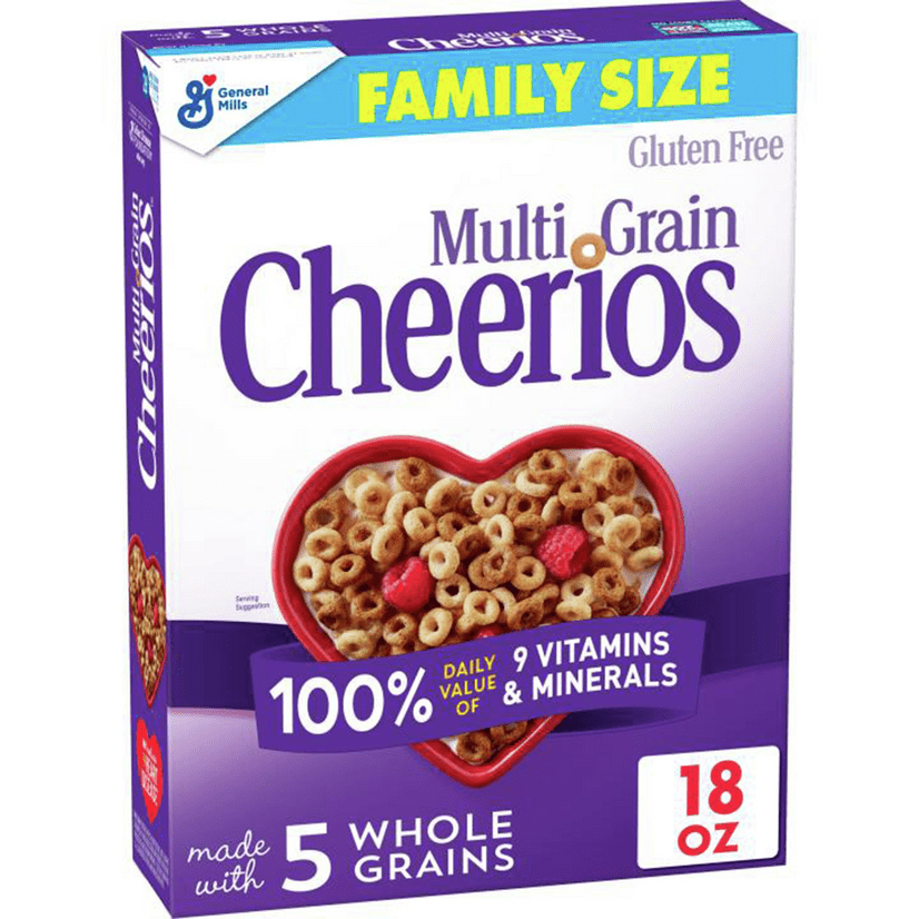 Multi Grain Cheerios, Multigrain Cereal, Gluten Free, 18 oz Walmart