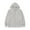 Light Gray, variant on OJinShaWanO Red Sweatshirt Men's Autumn and Winter Solid Color Hooded Cardigan Casual Sweatshirt