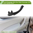 thumbnail image 2 of Cubierta de tirón de manija del panel de la puerta del lado del pasajero trasero derecho de Unique Bargains para BMW E90/E91 323 325 328 330 335 Sedan y Touring 2005-2008 No.51417255852 Negro, 2 of 6