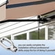 thumbnail image 5 of Awning Crank with Hook Bamboo Blinds for Outdoor Patio Tent Retractable Roller Shade Awning Ring Har, 5 of 5