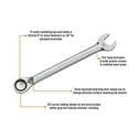 thumbnail image 3 of 11/16" Rev. Comb. Ratcheting Wrench, 3 of 10