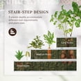 thumbnail image 4 of Outsunny 3 Tier Raised Garden Bed Color Steel Raised Garden Bed w/ Pair of Glove 47''x 47''x 25'' for Backyard, Patio to Grow Vegetables, Herbs, and Flowers, Green, 4 of 9