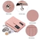 thumbnail image 5 of Slim Wallet for Women Thin Womens Card Holder Rfid Blocking Genuine Leather Small Wallets Pearl Pink, 5 of 5