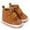 Brown, variant on Zecgelong Spring And Summer Children Baby Toddler Shoes Boys And Girls Floor Sports Shoes Flat Bottom Breathable Light High Top Solid Color Gender-neutral baby sneakers unisex Size 0-6 Months