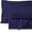 Navy Blue Solid, variant on 600 TC Bed Sheet Set 5 Piece - 22 Inch Deep Pocket - 600 Thread Count - 100% Egyptian Cotton - Extra Soft and Luxury, Easy Care - Navy Blue Solid, Queen Size.