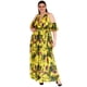 thumbnail image 5 of Vestido plisado Roman Fashion Talla Extra 51480 Amarillo, 5 of 6