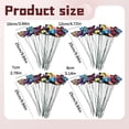 thumbnail image 3 of 50Pcs Colorful Butterfly Garden Stake Ornaments, Artificial Butterfly Flower Picks, Simulation Butterfly Lawn Decor Sticks, DIY Floral Vase Arrangement Butterfly Inserts, Fake Butterfly Stem Picks, 3 of 7