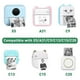 thumbnail image 3 of 20PCS Mini Printer Paper, Thermal Sticker Paper,Self-Adhesive,Mini Thermal Printer Paper,Notes,Black on White,5.7x2.5cm, 3 of 5