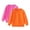 Orange a1, variant on DxhmoneyHX 2 Pack Toddler Girls Clothes Fashion Solid Going Out Tops Crewneck Sweatshirt Soft Comfy Cotton Long Sleeve Blouses Fall Outfits Size 6 Years