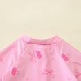 thumbnail image 6 of Zanarzt Summer Toddler Swimsuit Girl Cute Toddler Baby Boy Girl Swimsuit Print Bathing Suit Short Sleeve Zipper Rash Guard Swimwear Pink,18-24 Months, 6 of 7