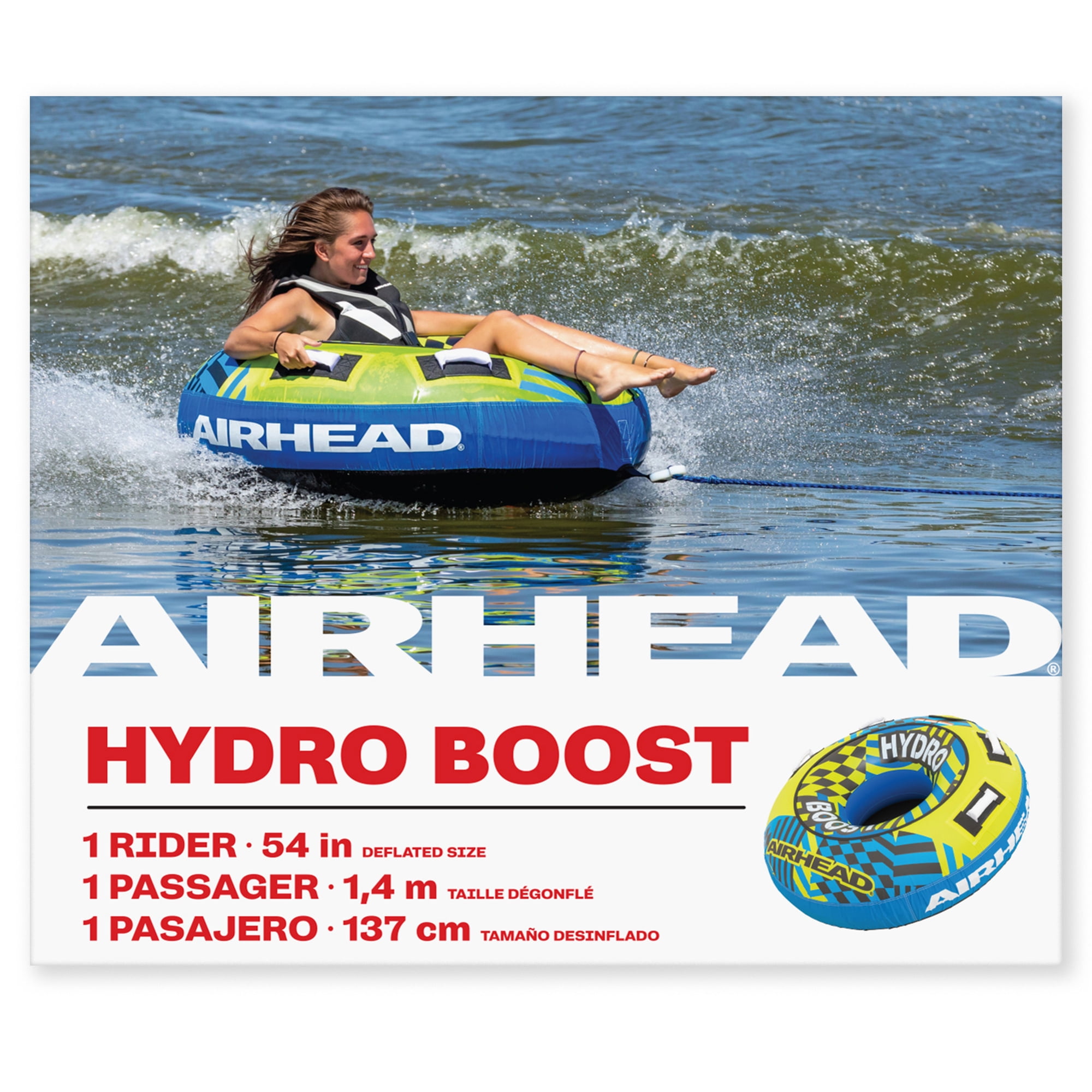 Airhead Tube tracteur Turbo 1, 1 Rider pour bateau Violet Airhead Tube tracteur Turbo 1, 1 Rider pour bateau Violet