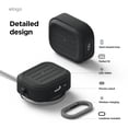 thumbnail image 5 of elago Armor Case Compatible with AirPods Pro 3 Case - Carabiner Included, Supports Wireless Charging, Shock Resistant, Full Protection (Black), 5 of 5