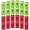 Fluorescent Green and Red, variant on UsilkU 24PCS Adult Football Pinnies Quick Drying Soccer Jerseys Numbered Bibs Team Training Vest 15.75 inches / 40 cm Green and White