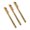 Gold, variant on 3Pcs Glittering Metallic Paint Pen Water Resistant Metallic Highlighter Marker Pen For Drawing Card Making